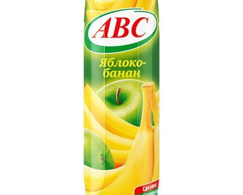 Нектар Яблочно-банановый призма АВС, 1л