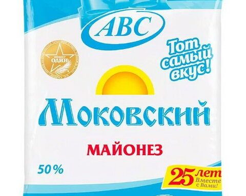 Майонез Моковский АВС полим/пак, 160г