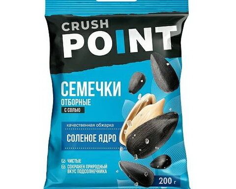 Семечки солёные «Семечки отборные» CRASH POINT, 100гр